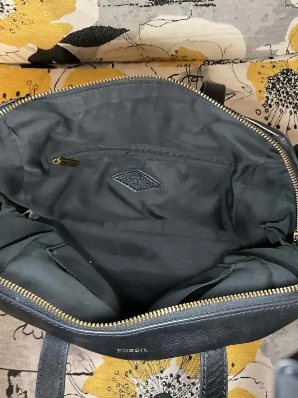 Fossil Sydney Leather Satchel Crossbody Handbag